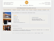 Tablet Screenshot of dr-weirer.at